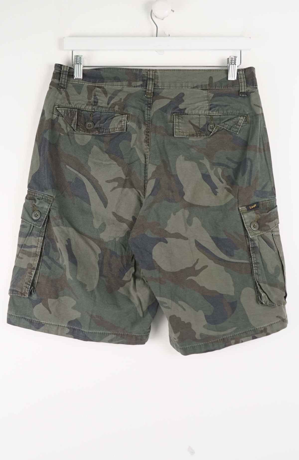 VINTAGE LEE CAMO CARGO SHORTS W32