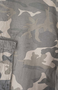 VINTAGE CAMO CARGO SHORTS W36