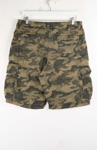 VINTAGE CAMO CARGO SHORTS W31