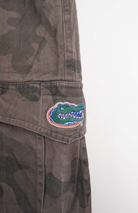 VINTAGE CAMO CARGO SHORTS W35