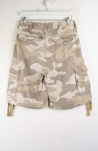 VINTAGE CAMO CARGO SHORTS W30