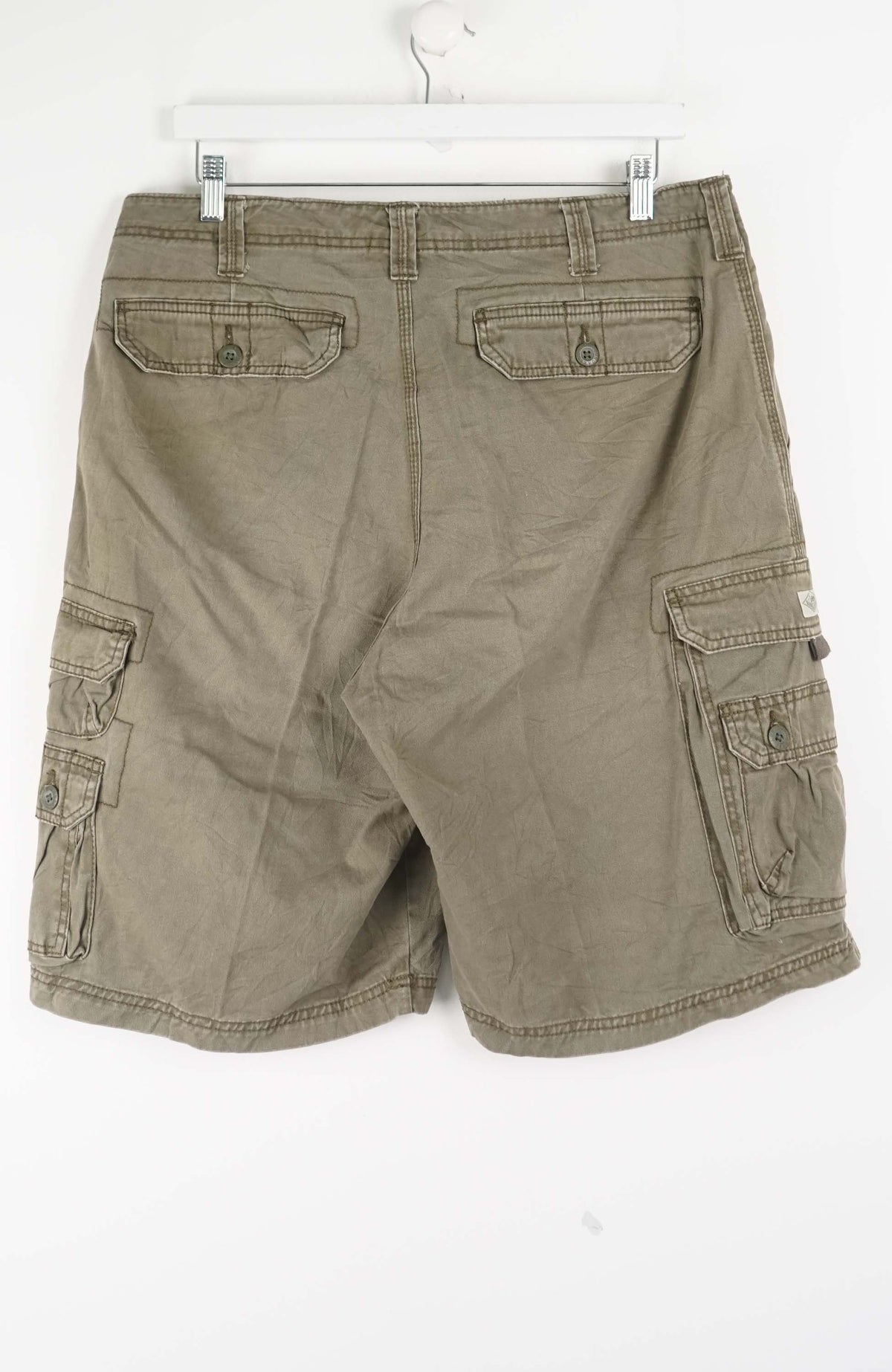 VINTAGE LEE DUNGAREES CARGO SHORTS W35
