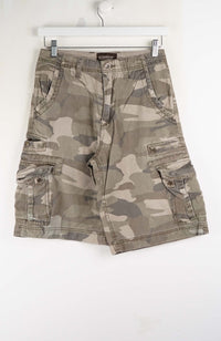 VINTAGE CAMO CARGO SHORTS W27