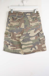 VINTAGE FUBU CAMO CARGO SHORTS W29