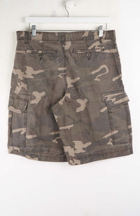 VINTAGE CAMO CARGO SHORTS W34