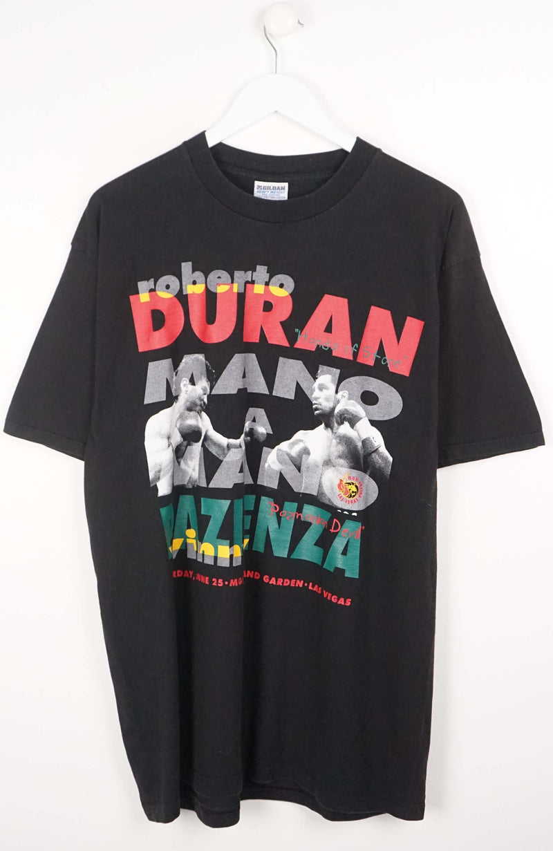 VINTAGE ROBERTO DURAN VS VINNY PAZENZA T-SHIRT (L)