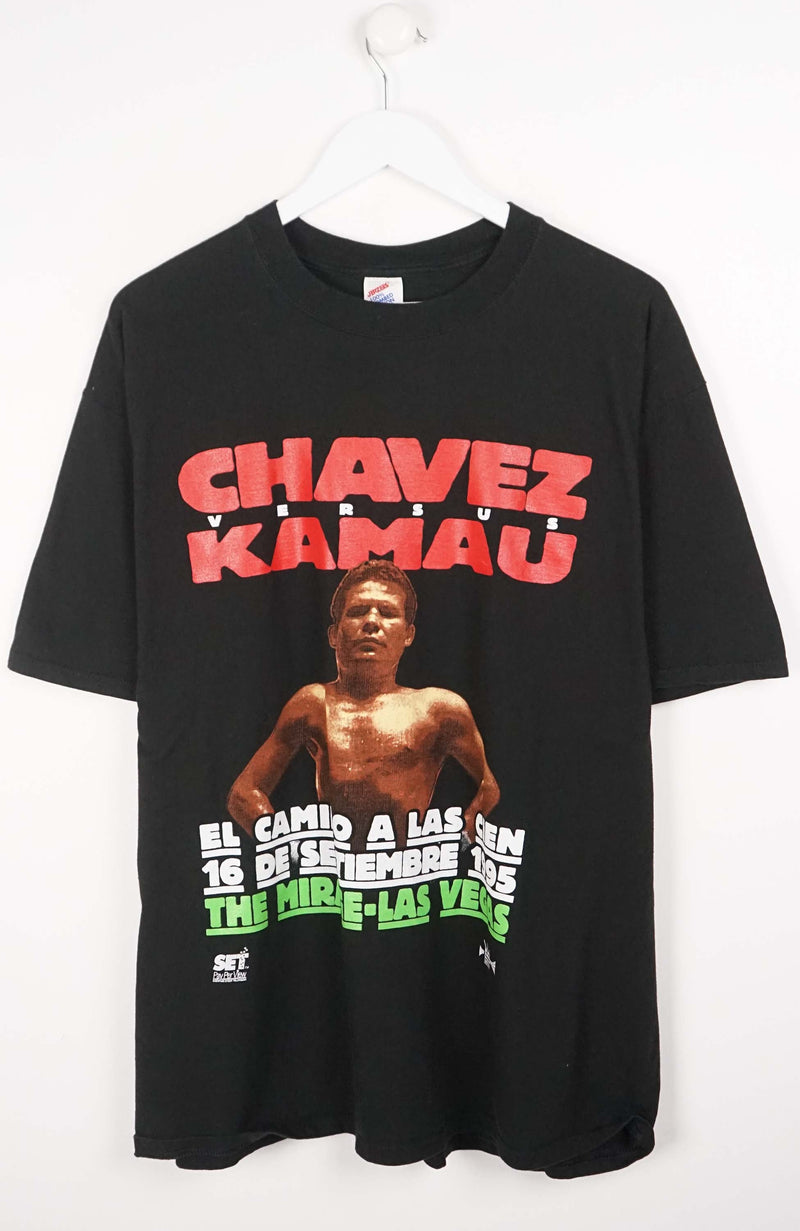VINTAGE CHAVEZ VS KAMAU T-SHIRT (XL)