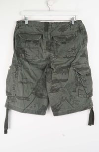 VINTAGE CAMO CARGO SHORTS W34