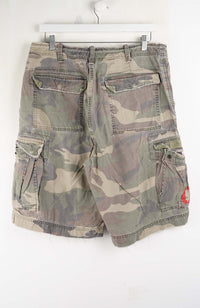 VINTAGE ABERCROMBIE CAMO CARGO SHORTS W35