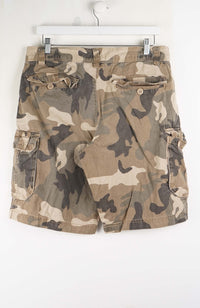 VINTAGE CAMO CARGO SHORTS W34