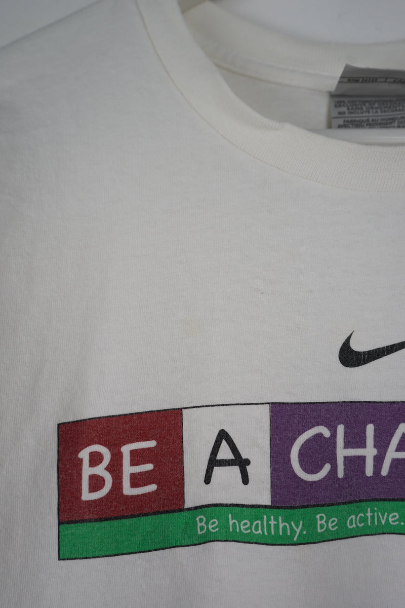VINTAGE NIKE BE A CHAMPION T-SHIRT (L)