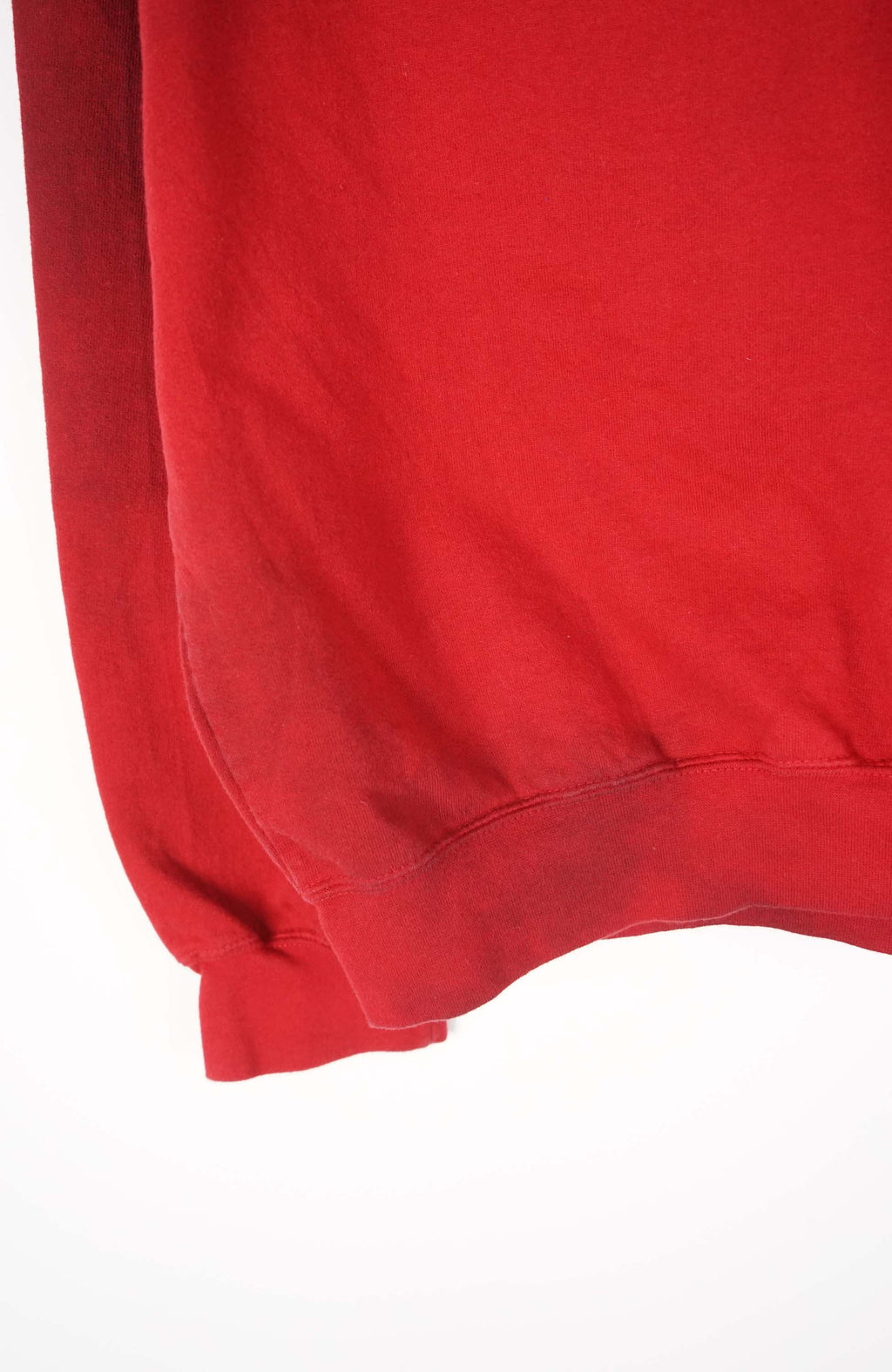 Red sweatshirt with 'Chaps Ralph Lauren' logo on a white background