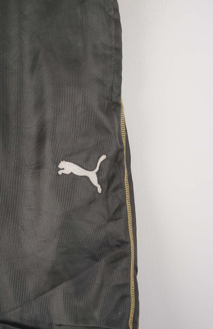 VINTAGE PUMA TRACK PANT SHORTS (M)