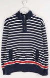 VINTAGE TOMMY HILFIGER 1/4 ZIP SWEATER (M)