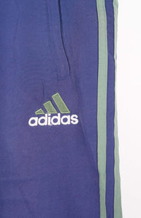 VINTAGE ADIDAS TRACK PANT SHORTS (XL)