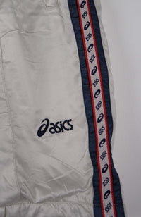 VINTAGE ASICS TRACK PANT SHORTS (S)