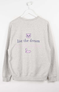 VINTAGE HOMECOMING FRAT HOUSE SWEATER (M) 