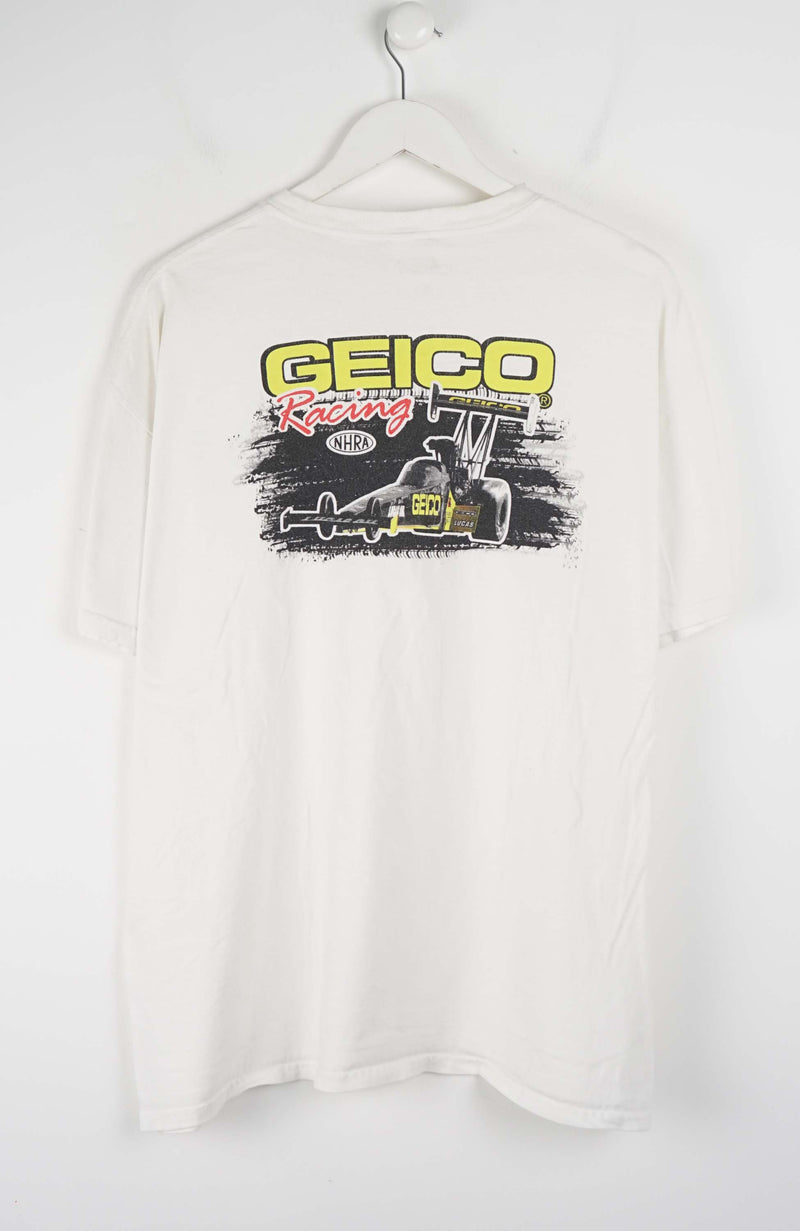 VINTAGE GEICO RACING T-SHIRT (XL)