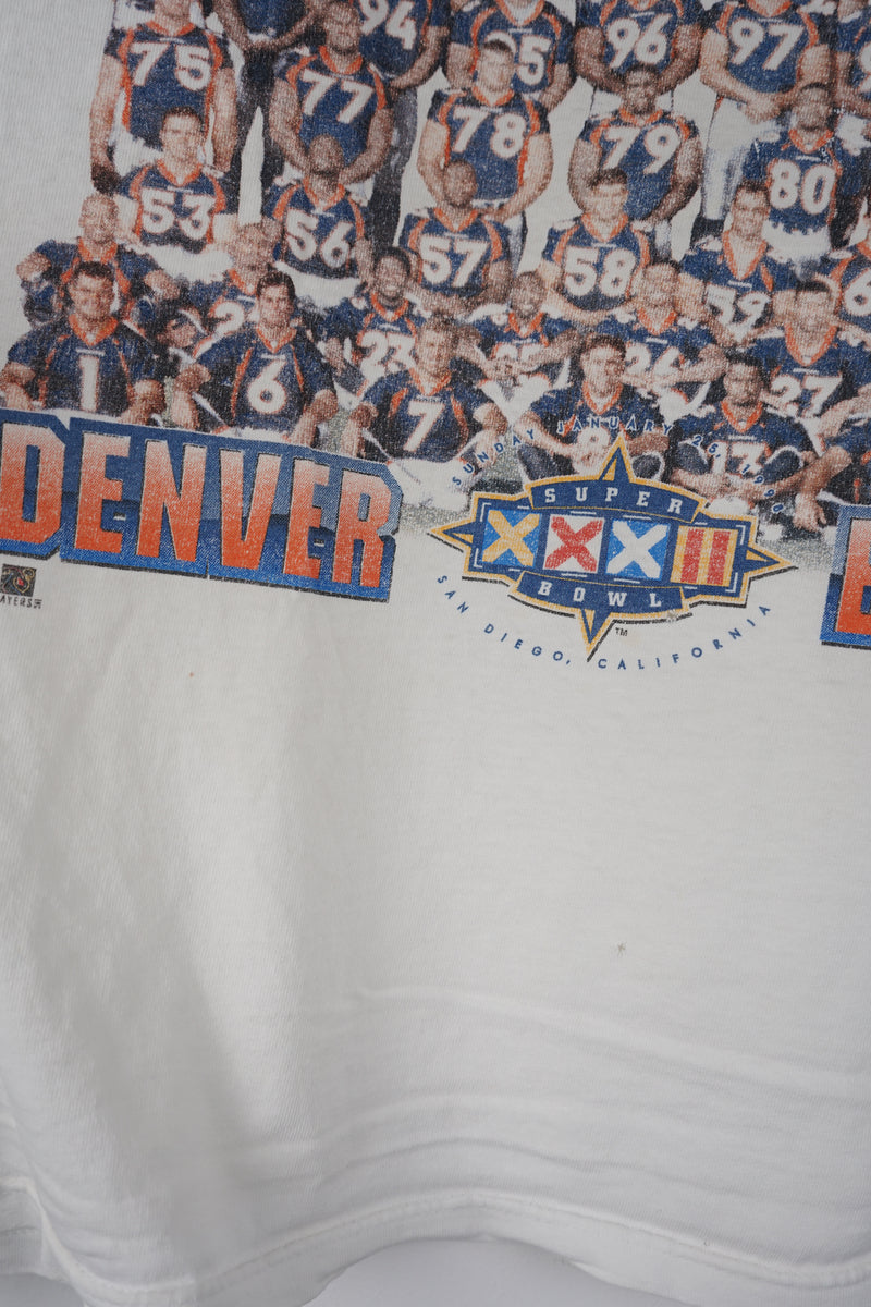 VINTAGE NFL SUPER BOWL CHAMPS DENVER BRONCOS T-SHIRT (XL)