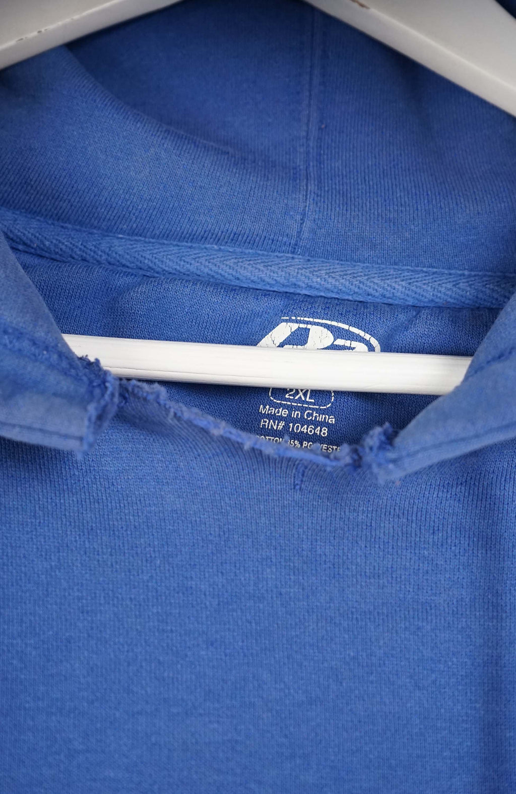 Blue hoodie with 'UK Wildcats' logo on a white background