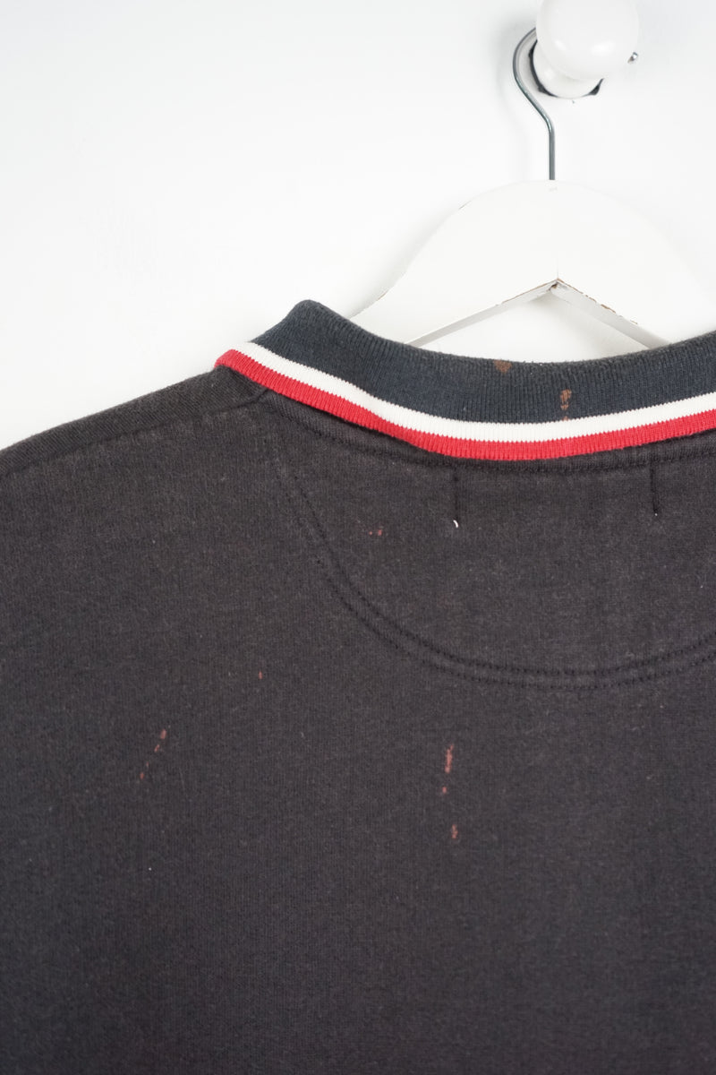 VINTAGE GOLF 1/4 BUTTONUP SWEATER (L)