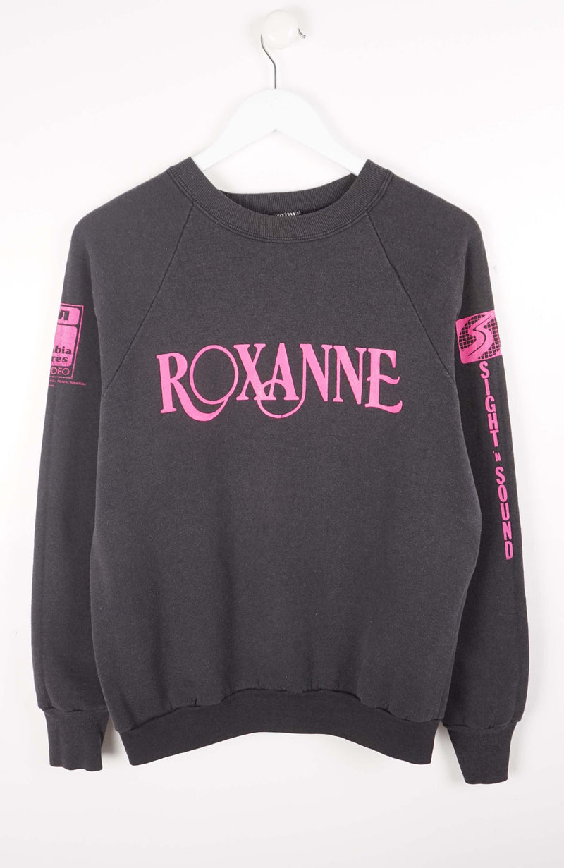 VINTAGE ROXANNE BAND SWEATER (S) 1987