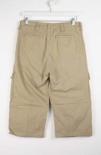 VINTAGE REWORK CARGO CAPRI SHORTS W32