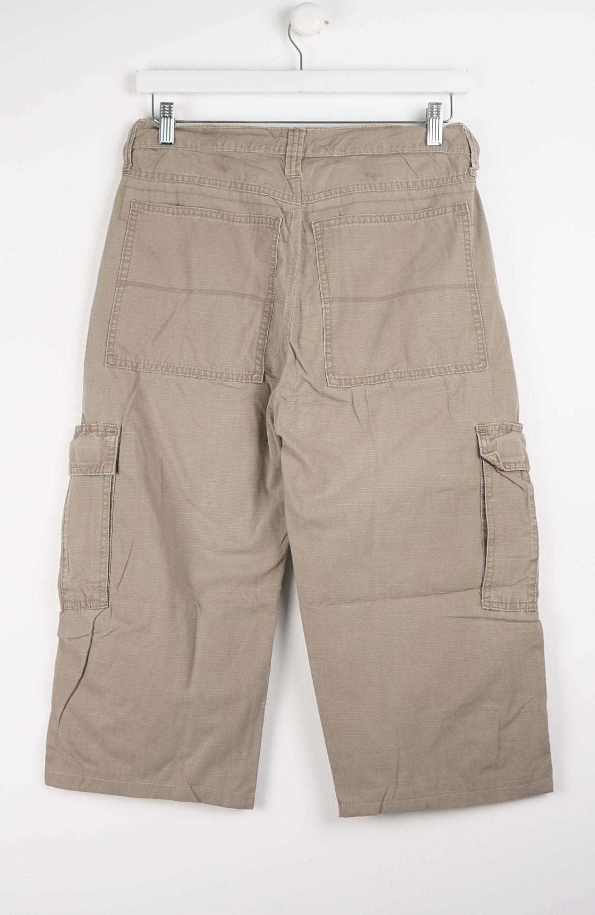 VINTAGE REWORK CARGO CAPRI SHORTS W30