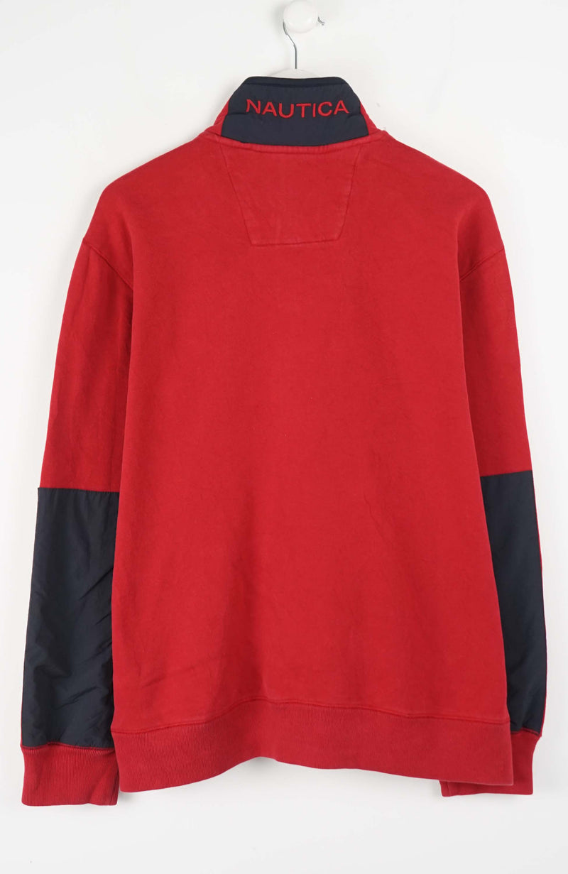 VINTAGE NAUTICA 1/4 ZIP SWEATER (L)