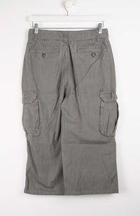 VINTAGE REWORK CARGO CAPRI SHORTS W30