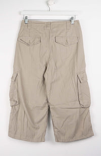 VINTAGE REWORK CARGO CAPRI SHORTS W30