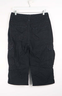 VINTAGE REWORK CARGO CAPRI SHORTS W33
