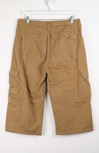 VINTAGE REWORK CARGO CAPRI SHORTS W35