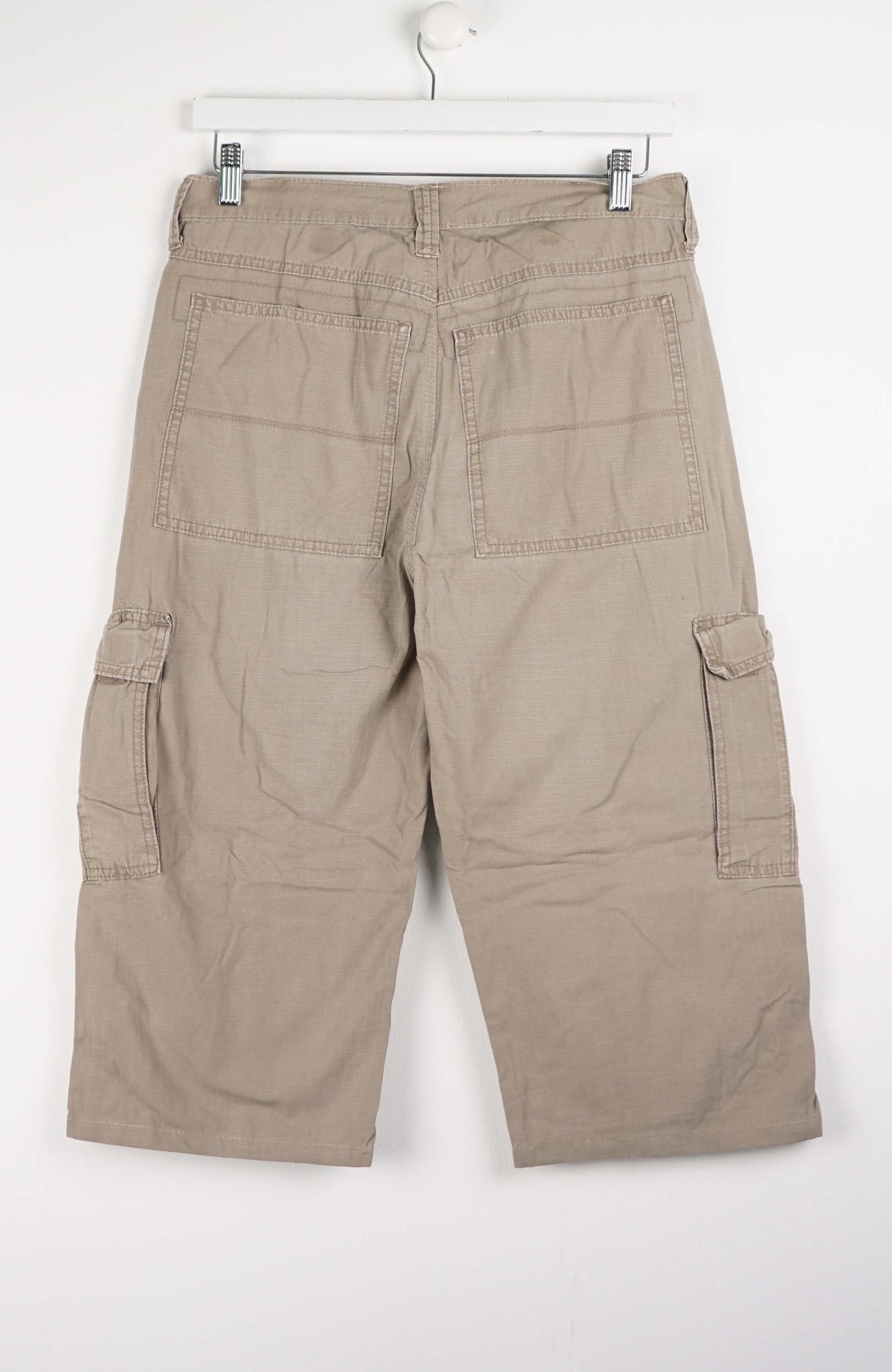 VINTAGE REWORK CARGO CAPRI SHORTS W32