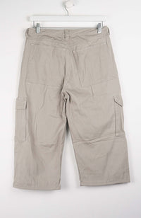 VINTAGE REWORK CARGO CAPRI SHORTS W32