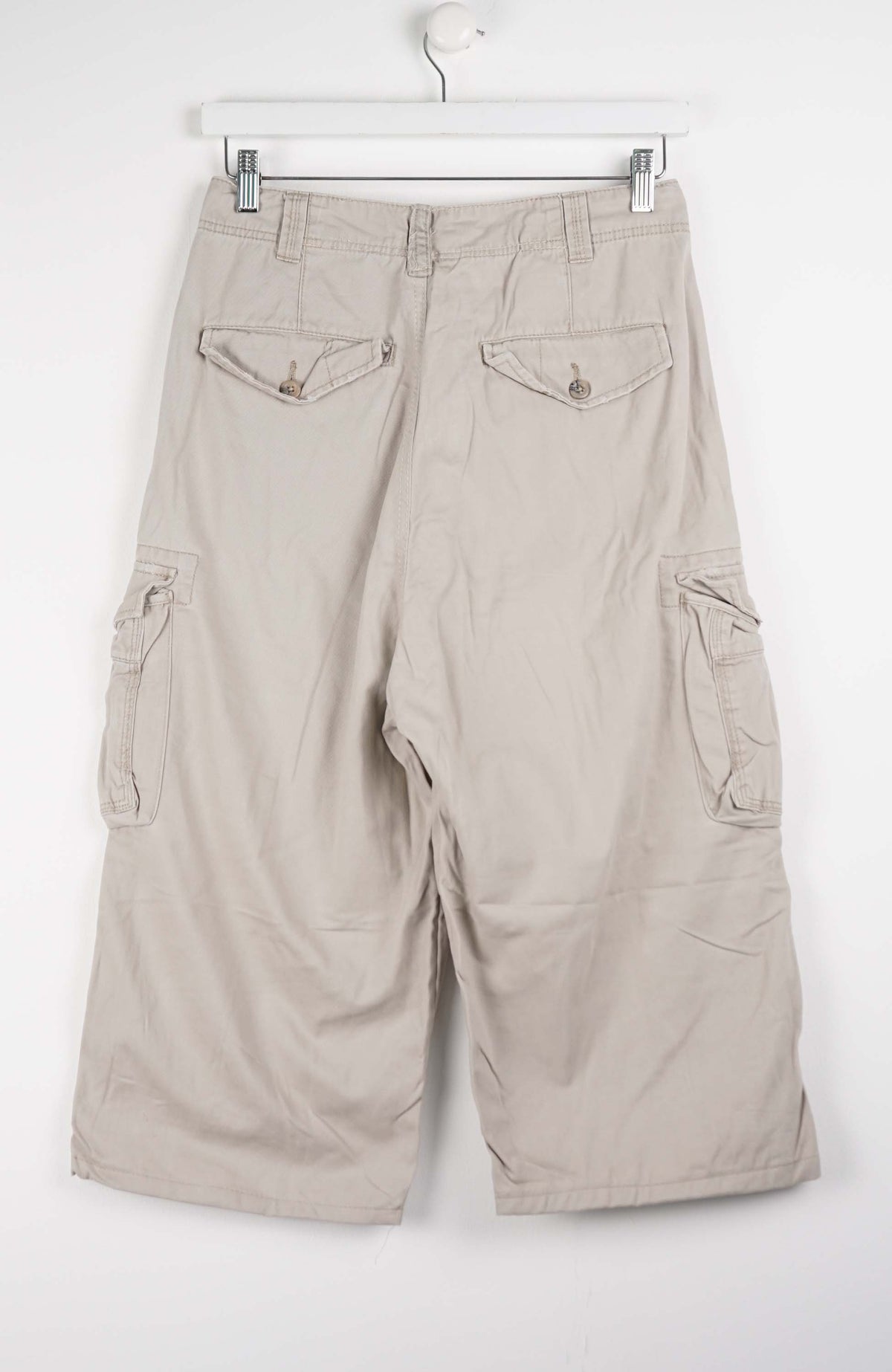 VINTAGE REWORK CARGO CAPRI SHORTS W30