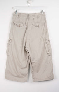 VINTAGE REWORK CARGO CAPRI SHORTS W30