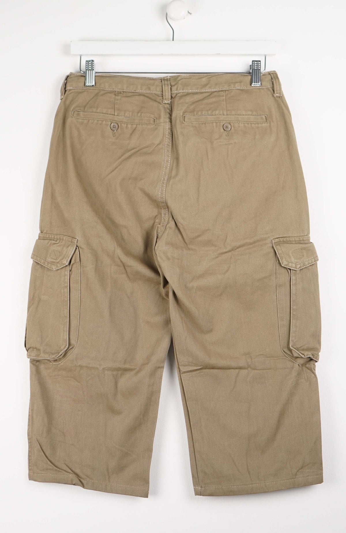 VINTAGE REWORK CARGO CAPRI SHORTS W32