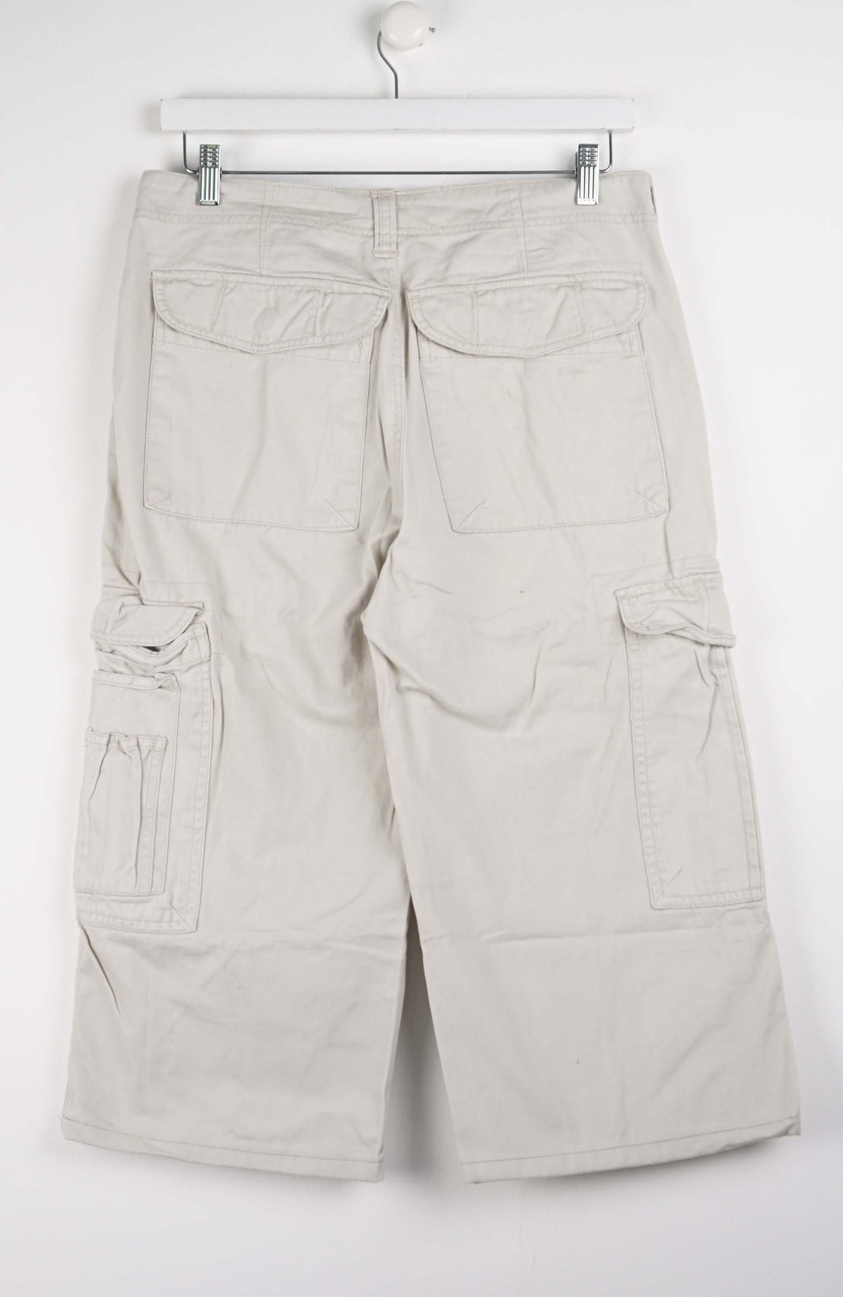 VINTAGE REWORK CARGO CAPRI SHORTS W33