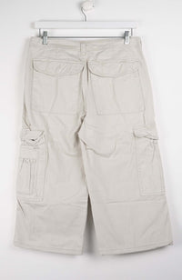 VINTAGE REWORK CARGO CAPRI SHORTS W33