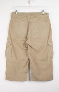 VINTAGE REWORK CARGO CAPRI SHORTS W34