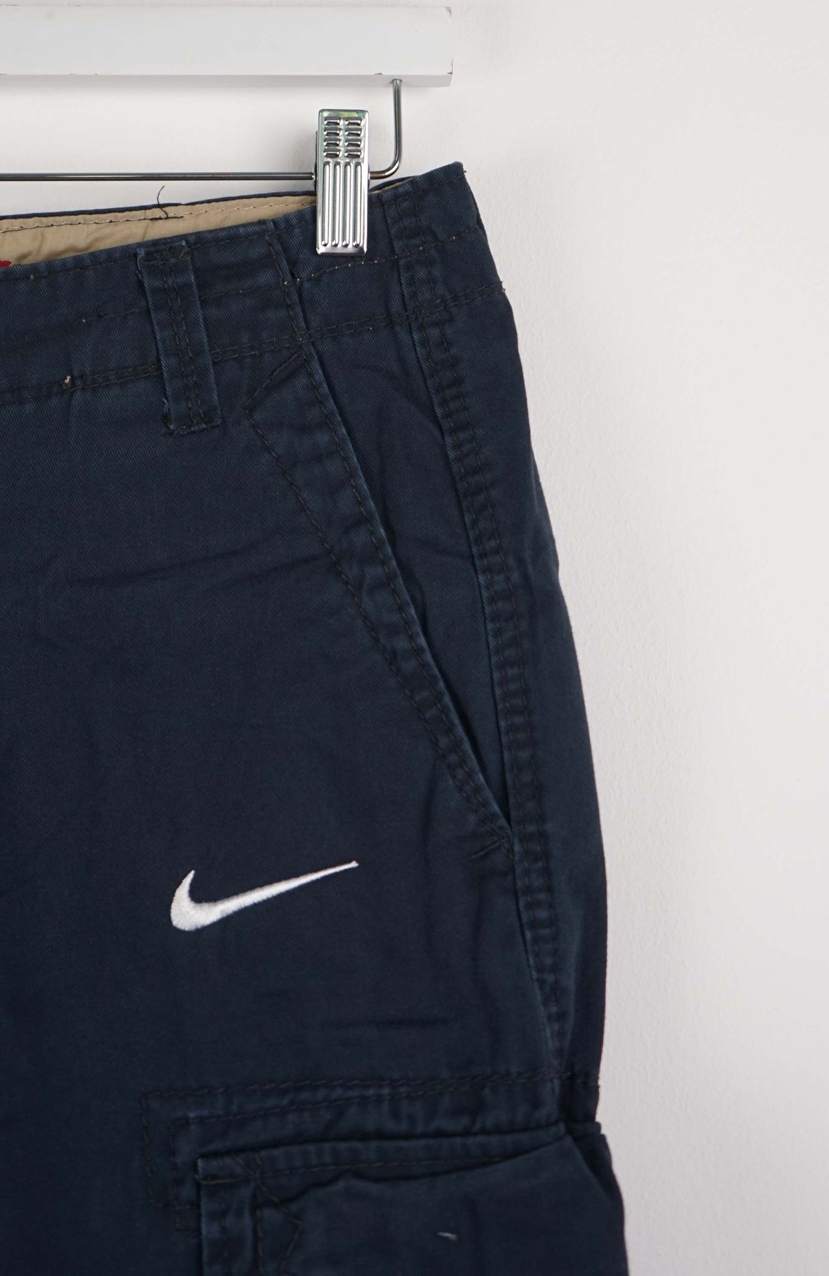 VINTAGE REWORK CARGO CAPRI SHORTS W32
