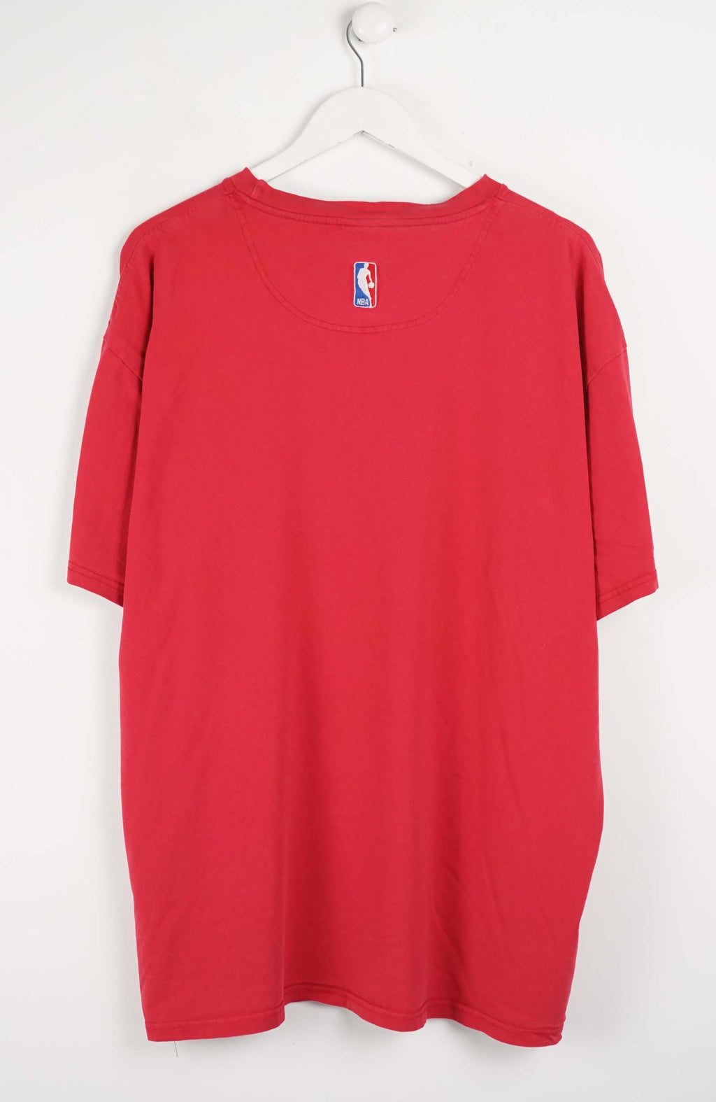 Red t-shirt with 'blazers' text on a white background