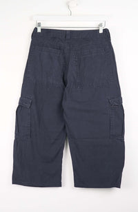 VINTAGE REWORK CARGO CAPRI SHORTS W30