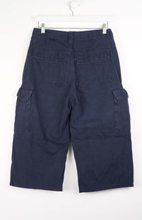 VINTAGE REWORK CARGO CAPRI SHORTS W32