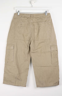VINTAGE REWORK CARGO CAPRI SHORTS W31