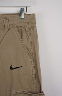 VINTAGE REWORK CARGO CAPRI SHORTS W34