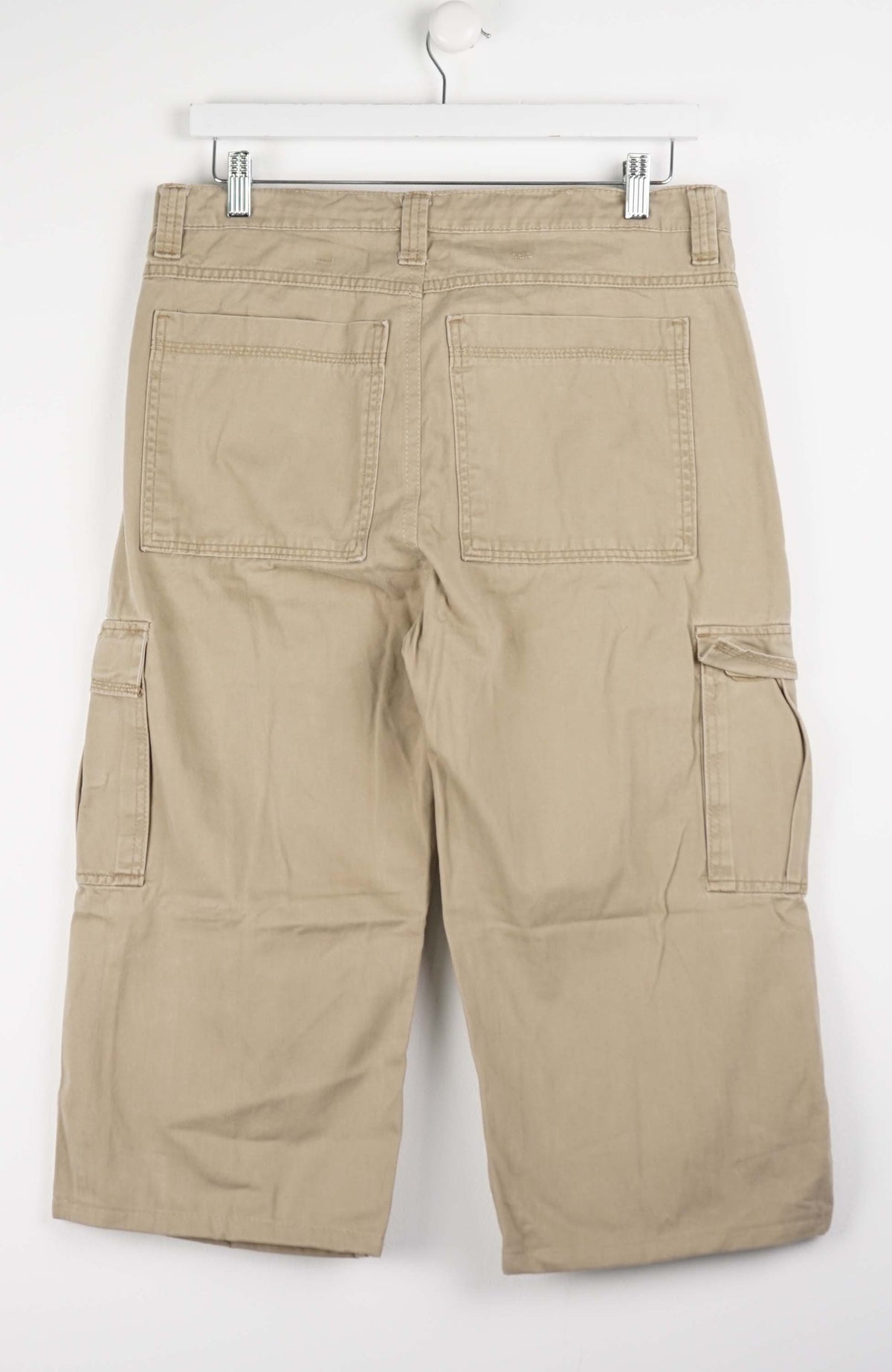 VINTAGE REWORK CARGO CAPRI SHORTS W34