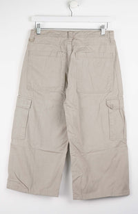 VINTAGE REWORK CARGO CAPRI SHORTS W31