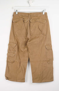 VINTAGE REWORK CARGO CAPRI SHORTS W30